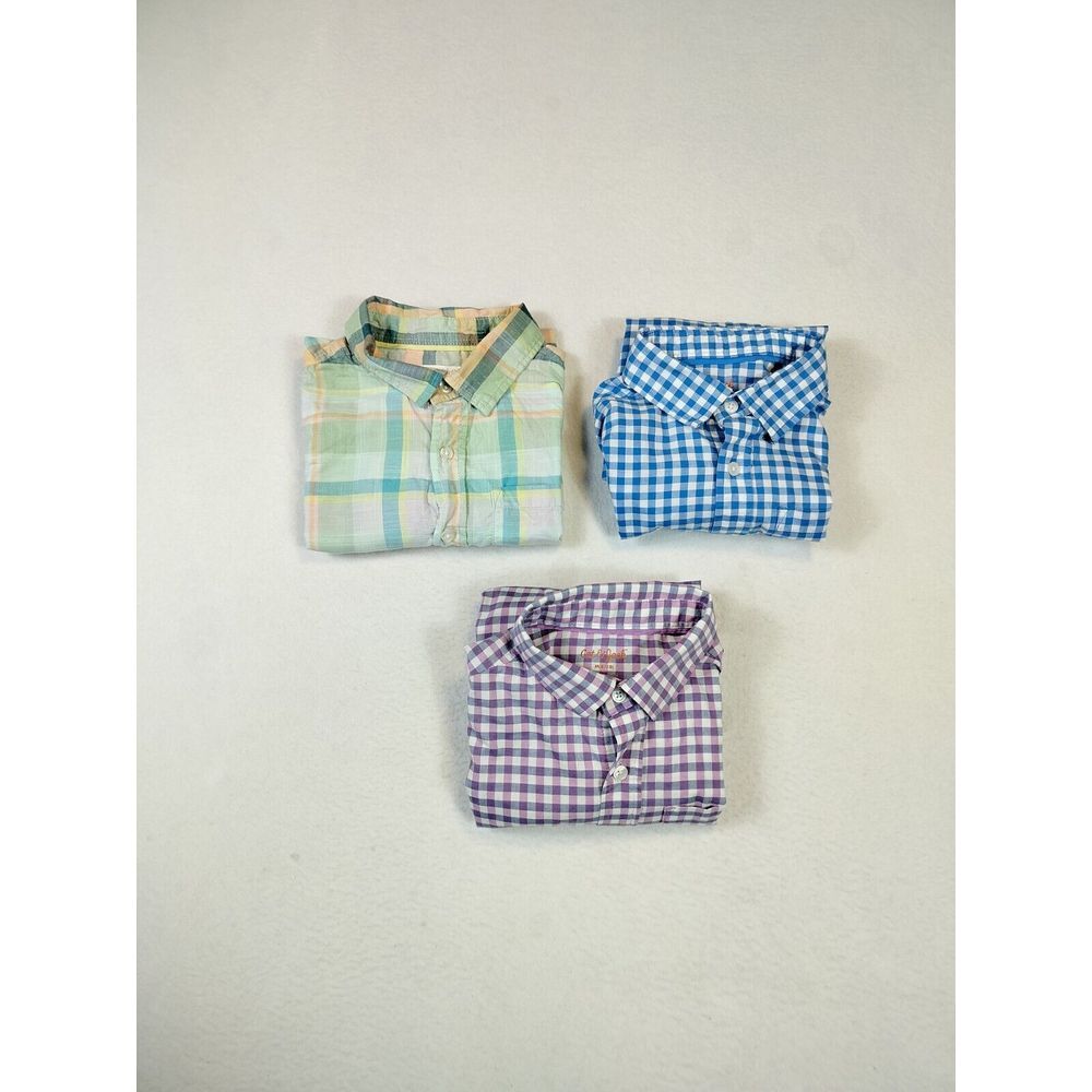 Cat And Jack Shirts Boys L 10 12‎ M 8 10 Multicolor Casual Lot Of 3 Normcore